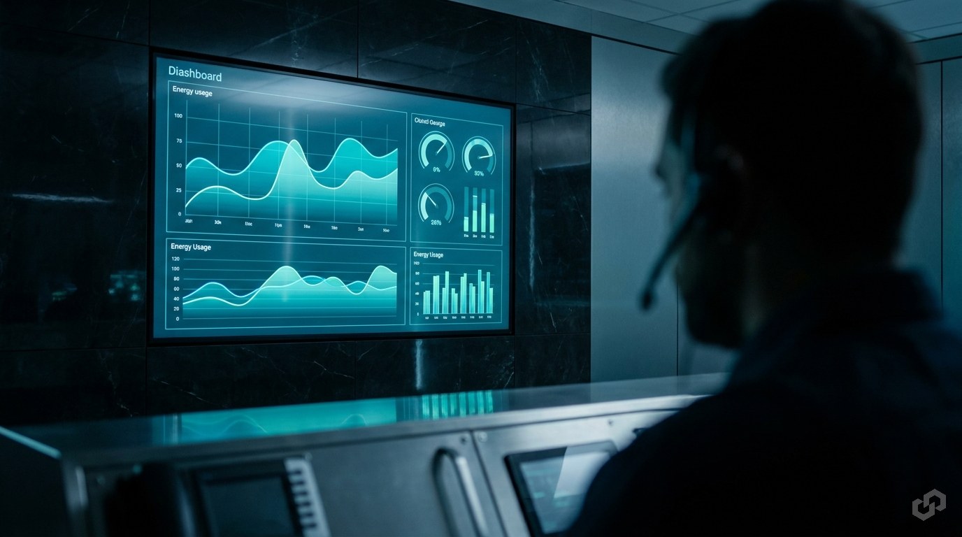 Energy monitoring dashboard for a facility