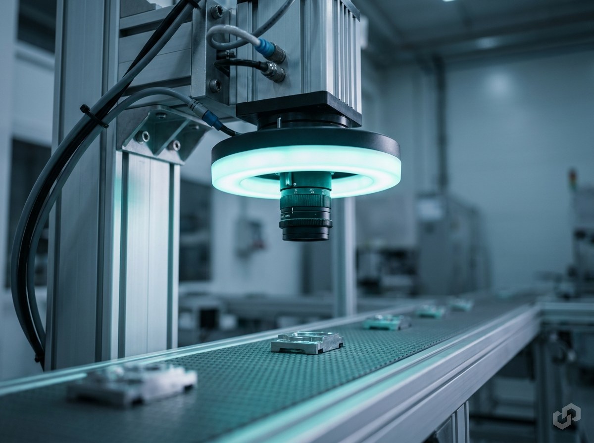 Machine vision inspection on a production line